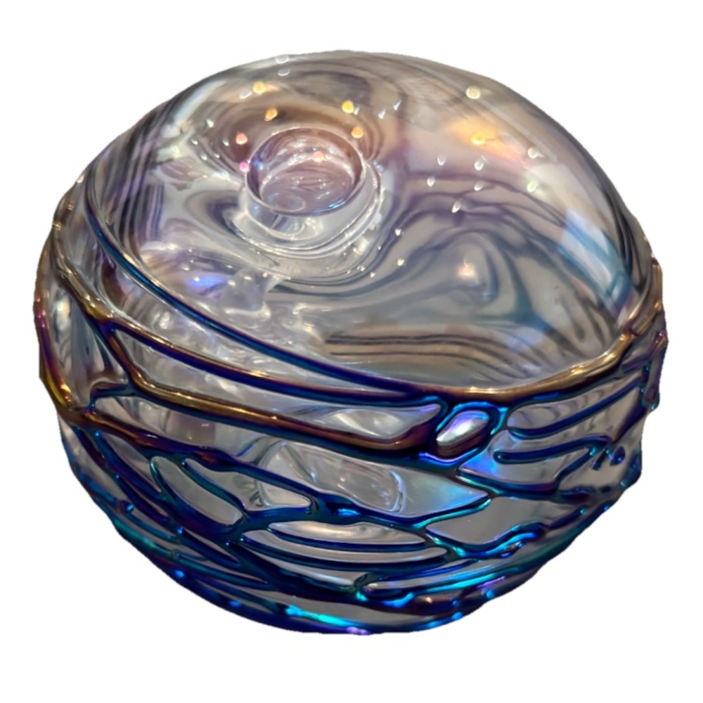 VTG.Mt St Helens MSH Iridescent Paperweight Swirl Kyle Gribskov - Picture 6 of 6